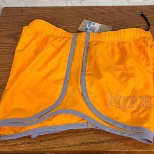 Nike Running lined shorts electric orange Sz: Medium NWT